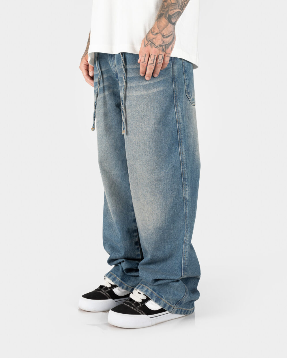 Baggy Jean Washed Blue