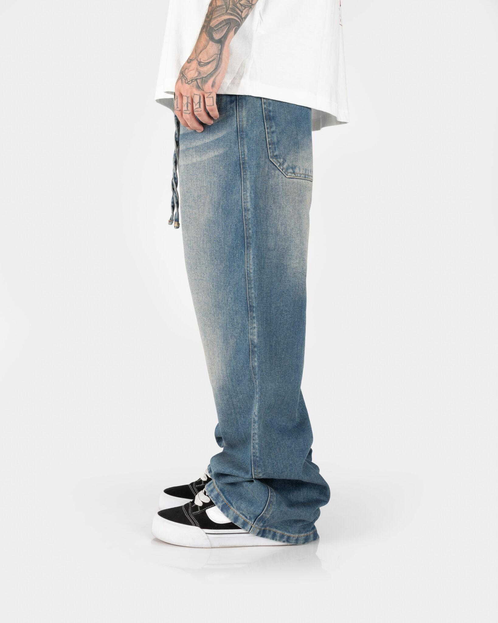 Baggy Jean Washed Blue - Imagen 6