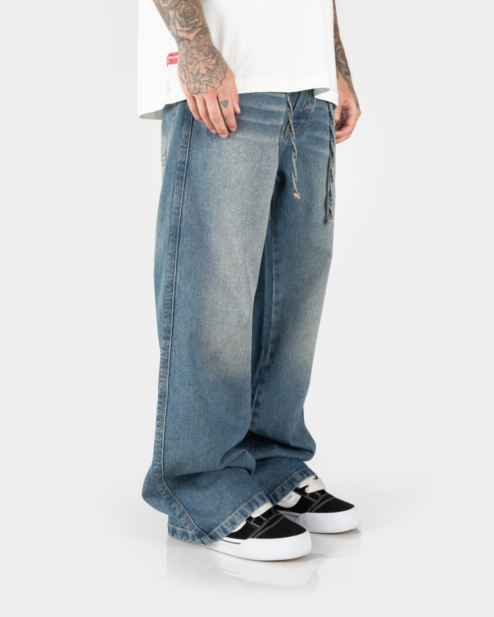 Baggy Jean Washed Blue