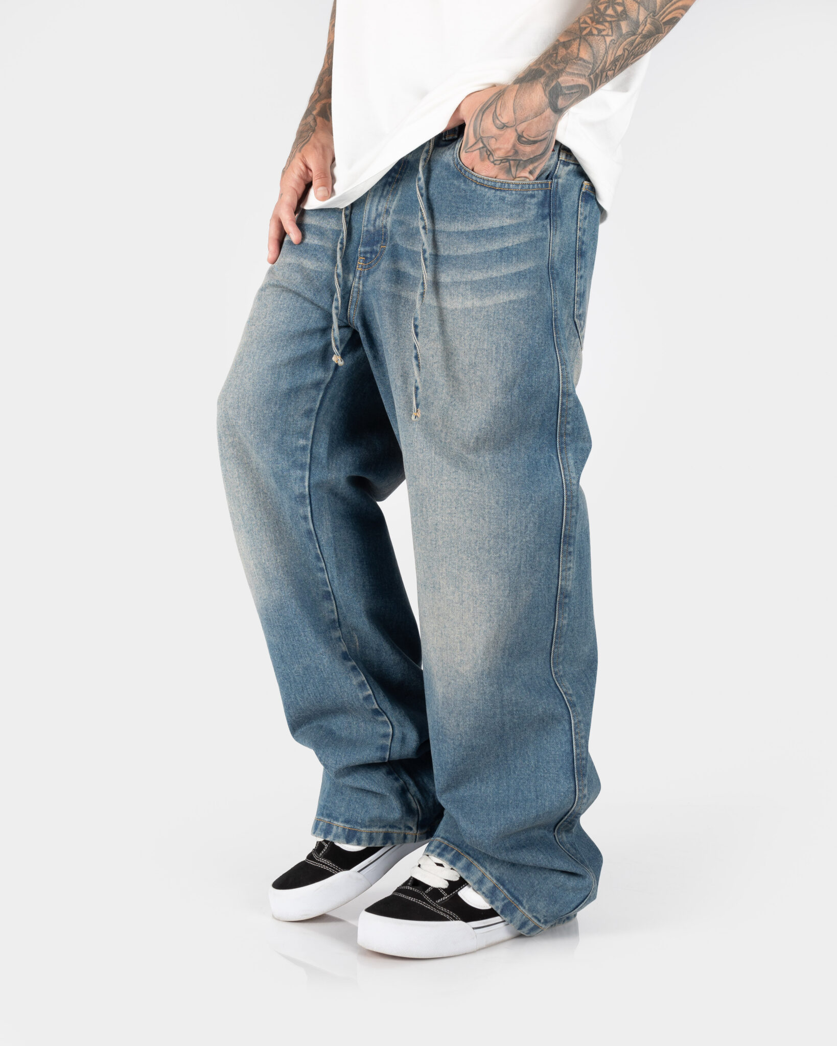 Baggy Jean Washed Blue - Imagen 5