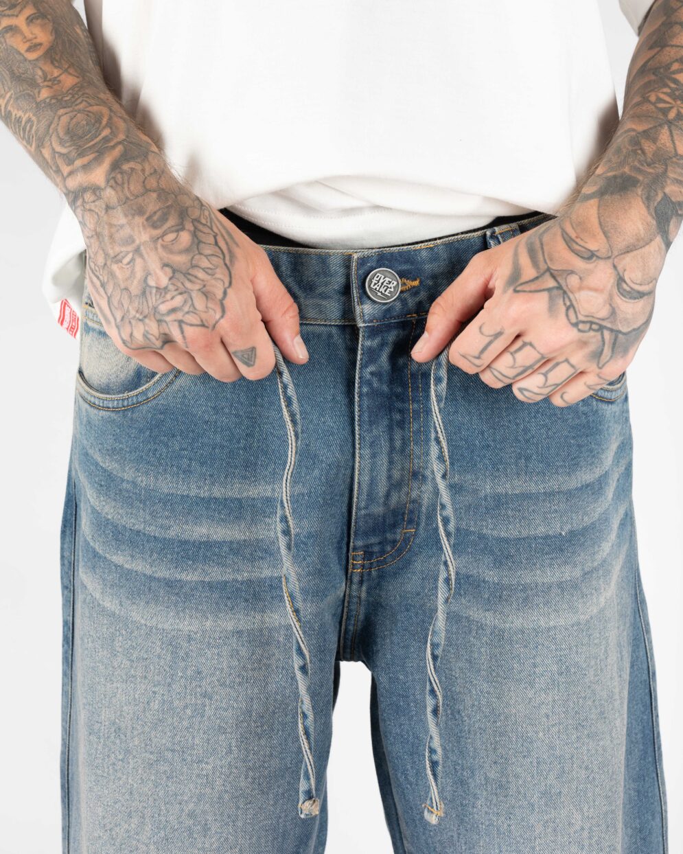 Baggy Jean Washed Blue