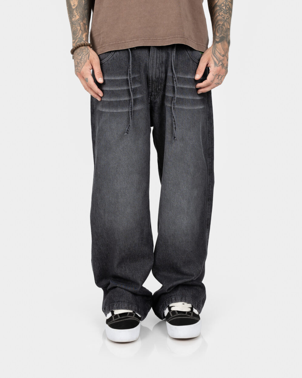 Baggy Jean Washed Black