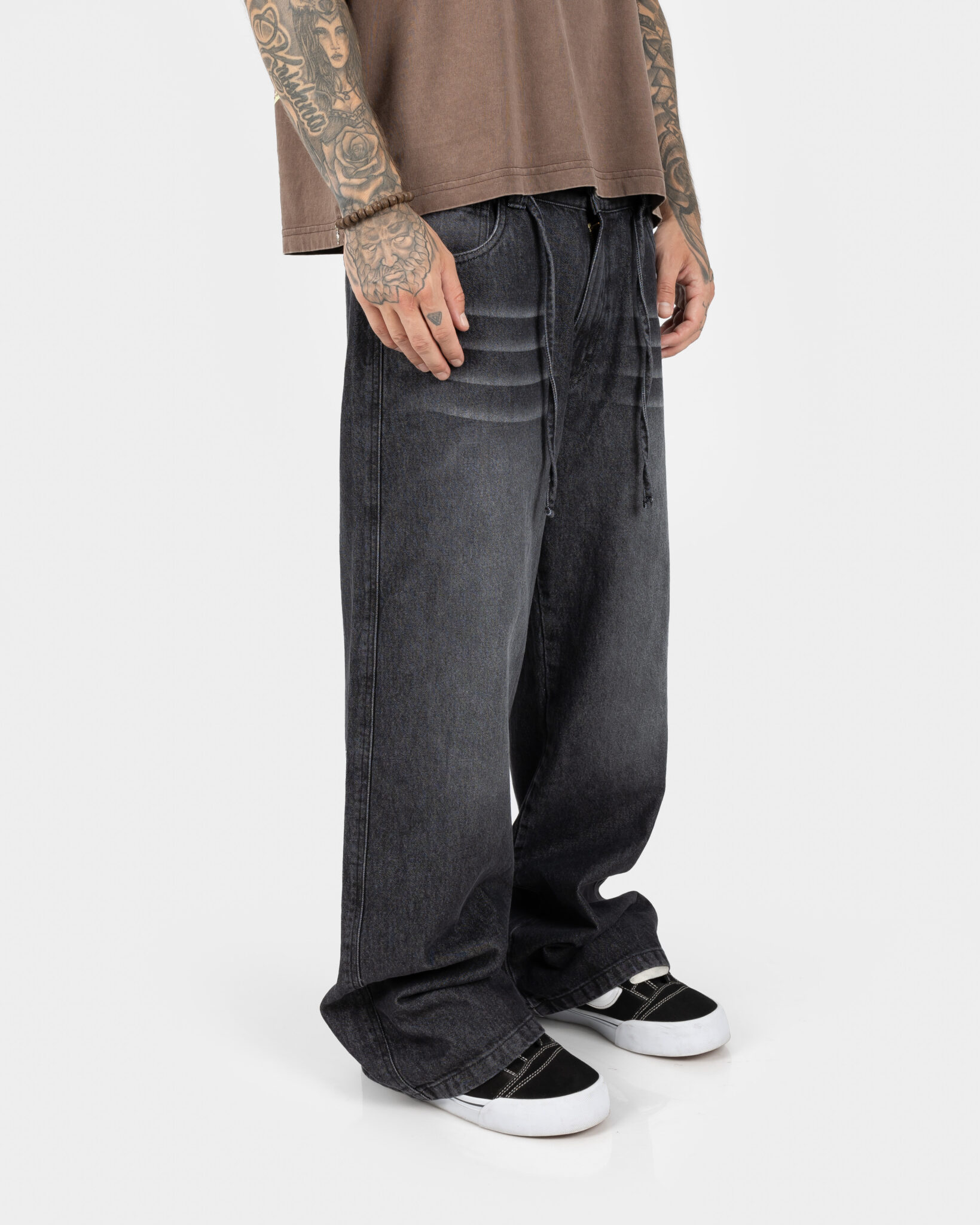 Baggy Jean Washed Black - Imagen 7