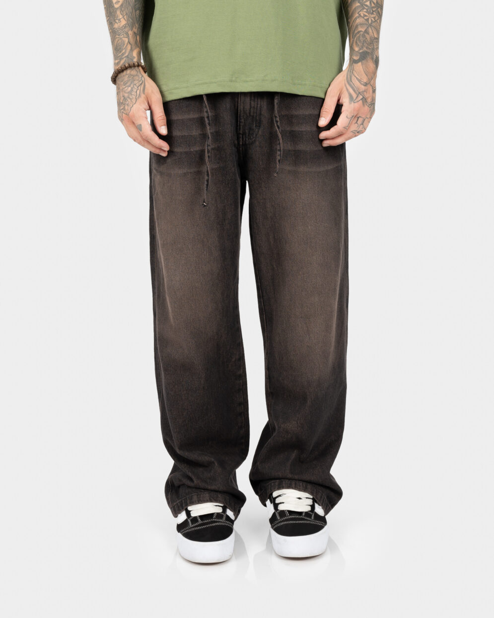 Baggy Jean Washed Brown