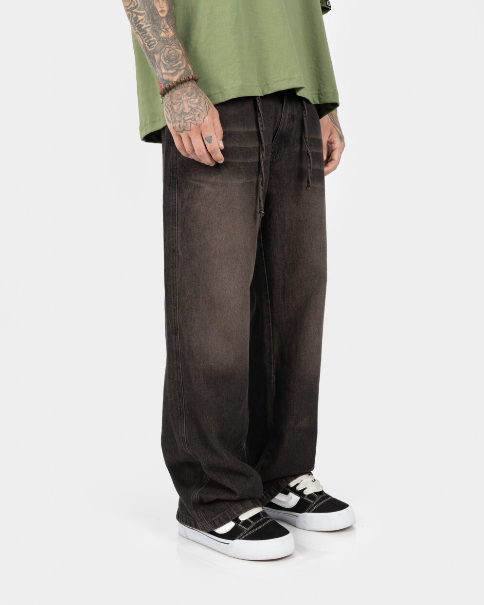 Baggy Jean Washed Brown