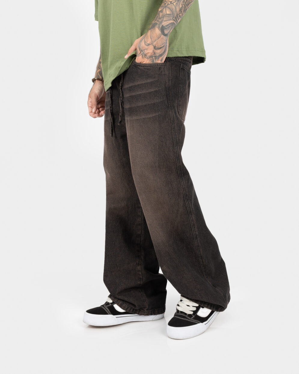 Baggy Jean Washed Brown