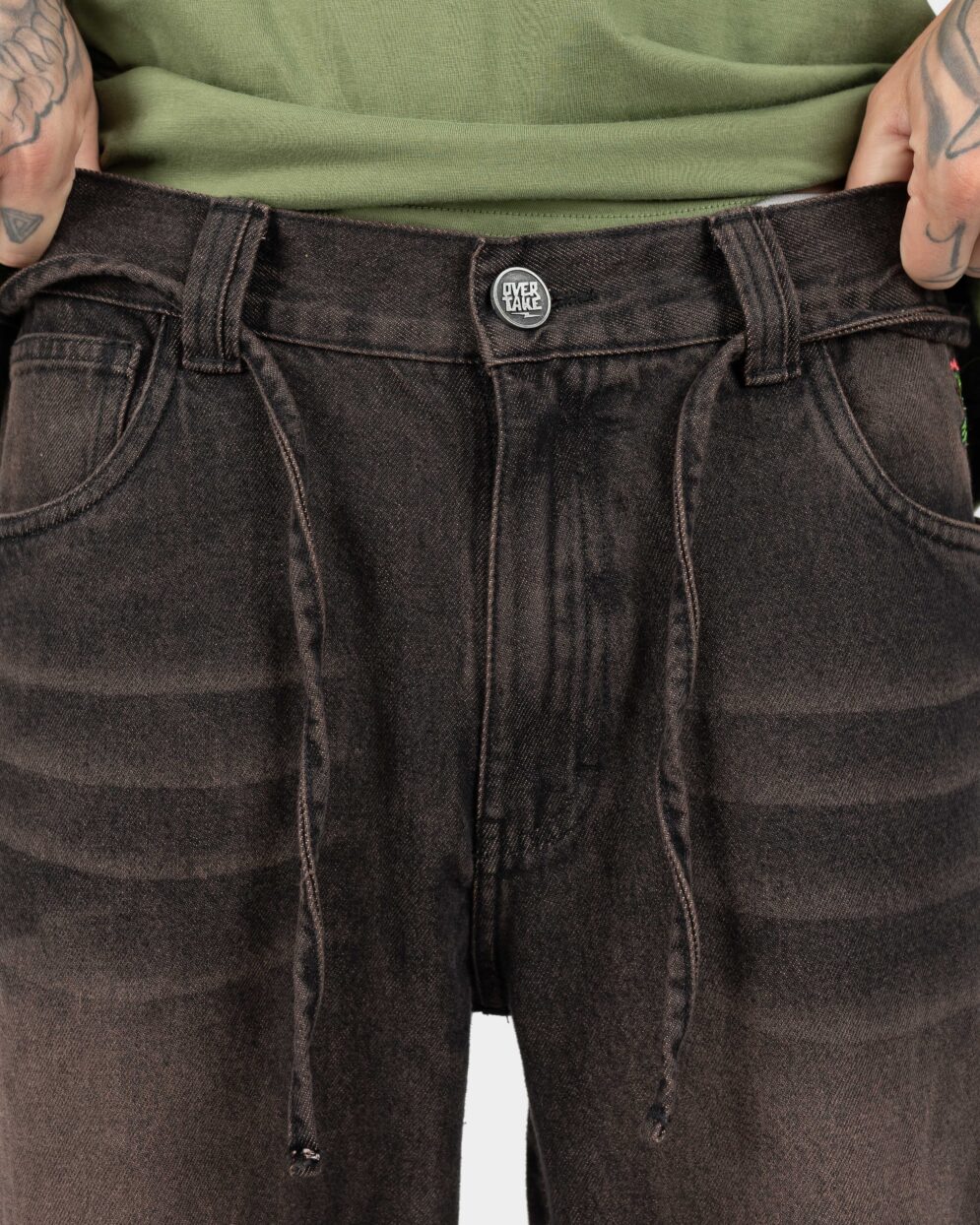 Baggy Jean Washed Brown