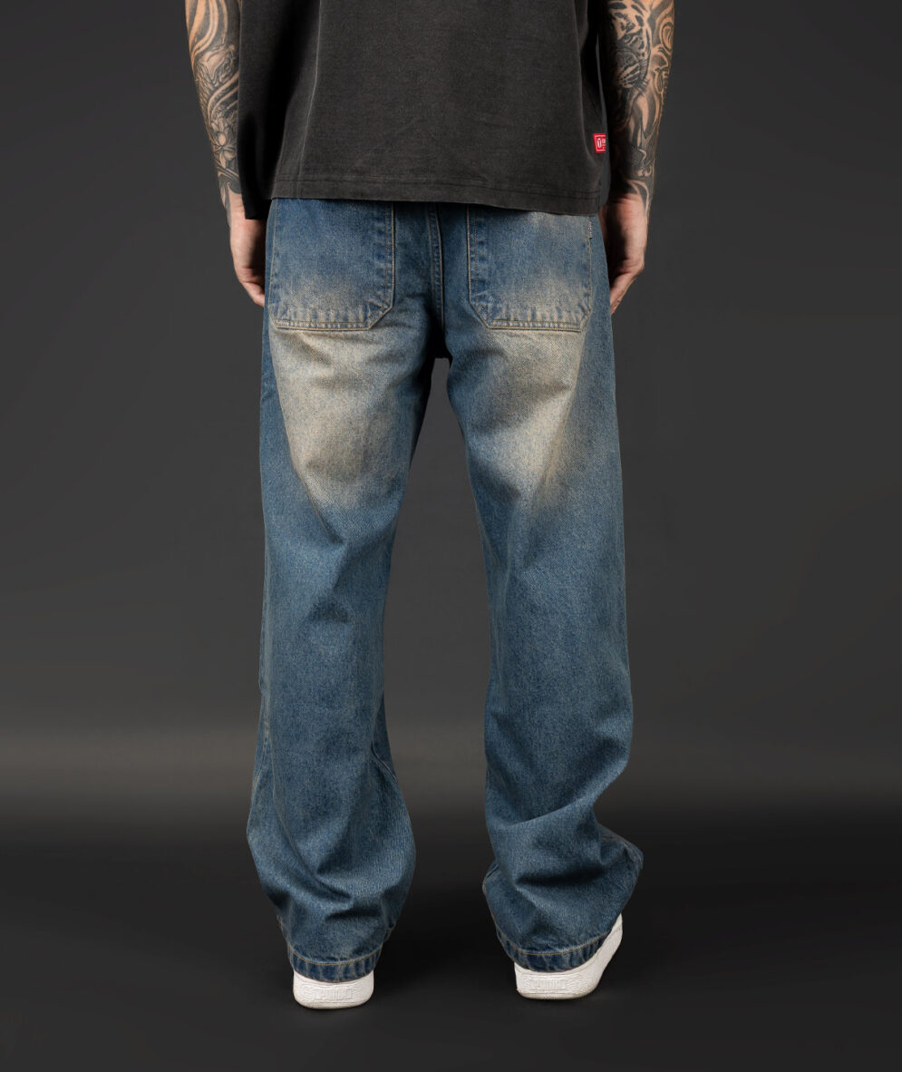 Baggy Jean Washed Blue