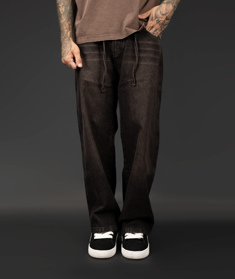 Baggy Jean Washed Brown