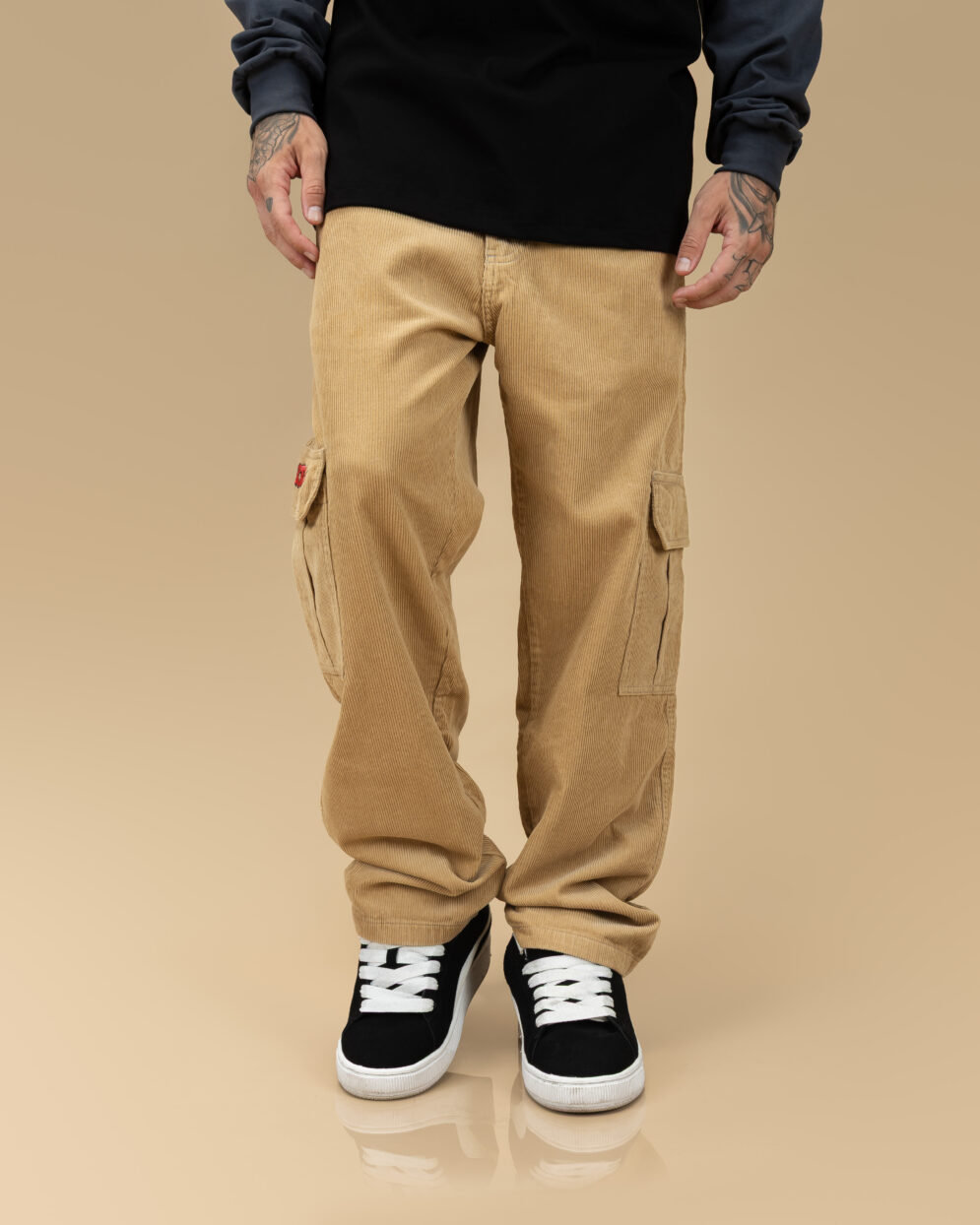 Cargo Corduroy Beige