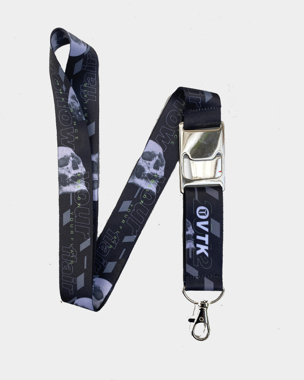 Lanyard Skull Black