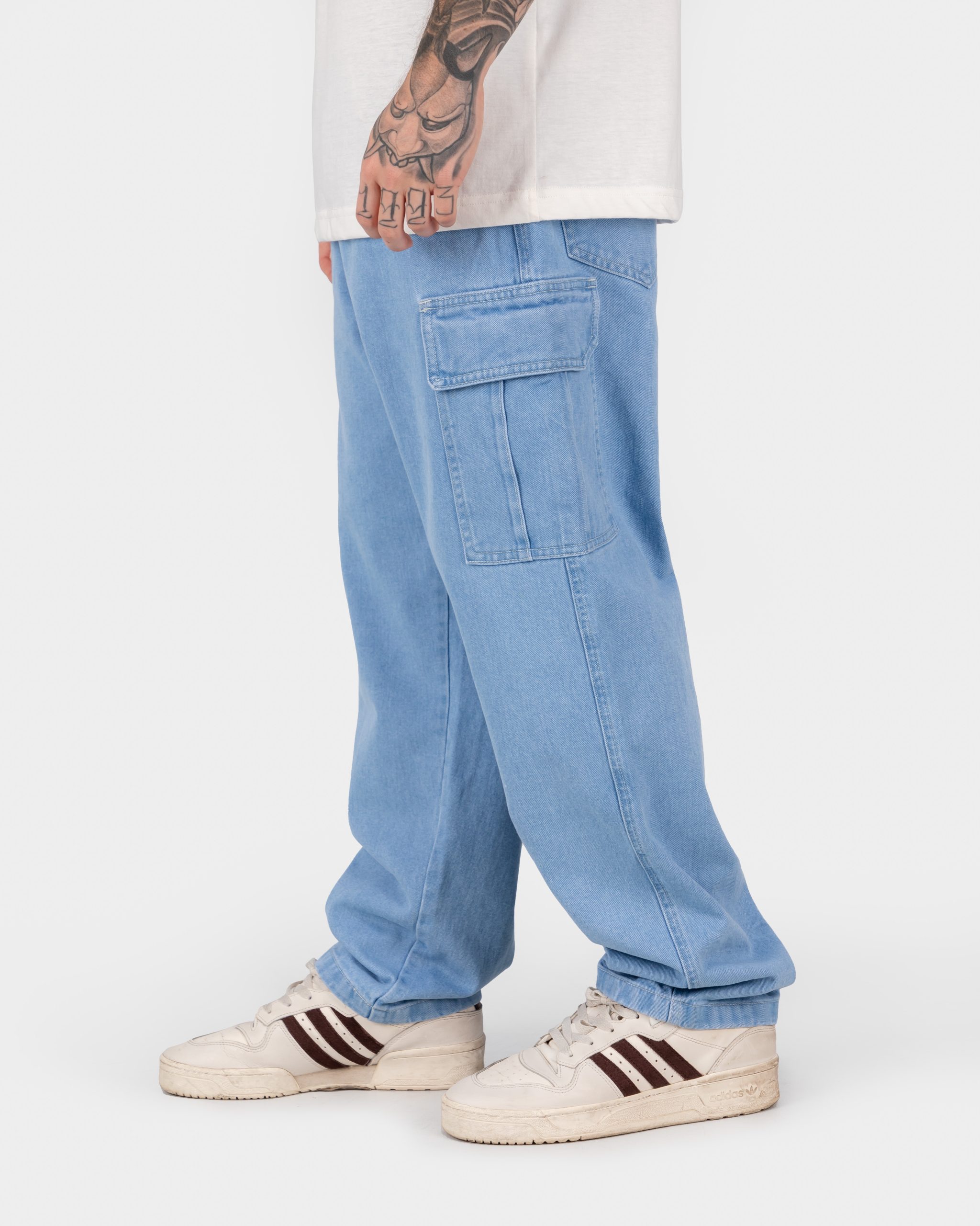 Cargo Jean Light Blue 3 | Overtake Cargo Jean Light Blue - Image 3