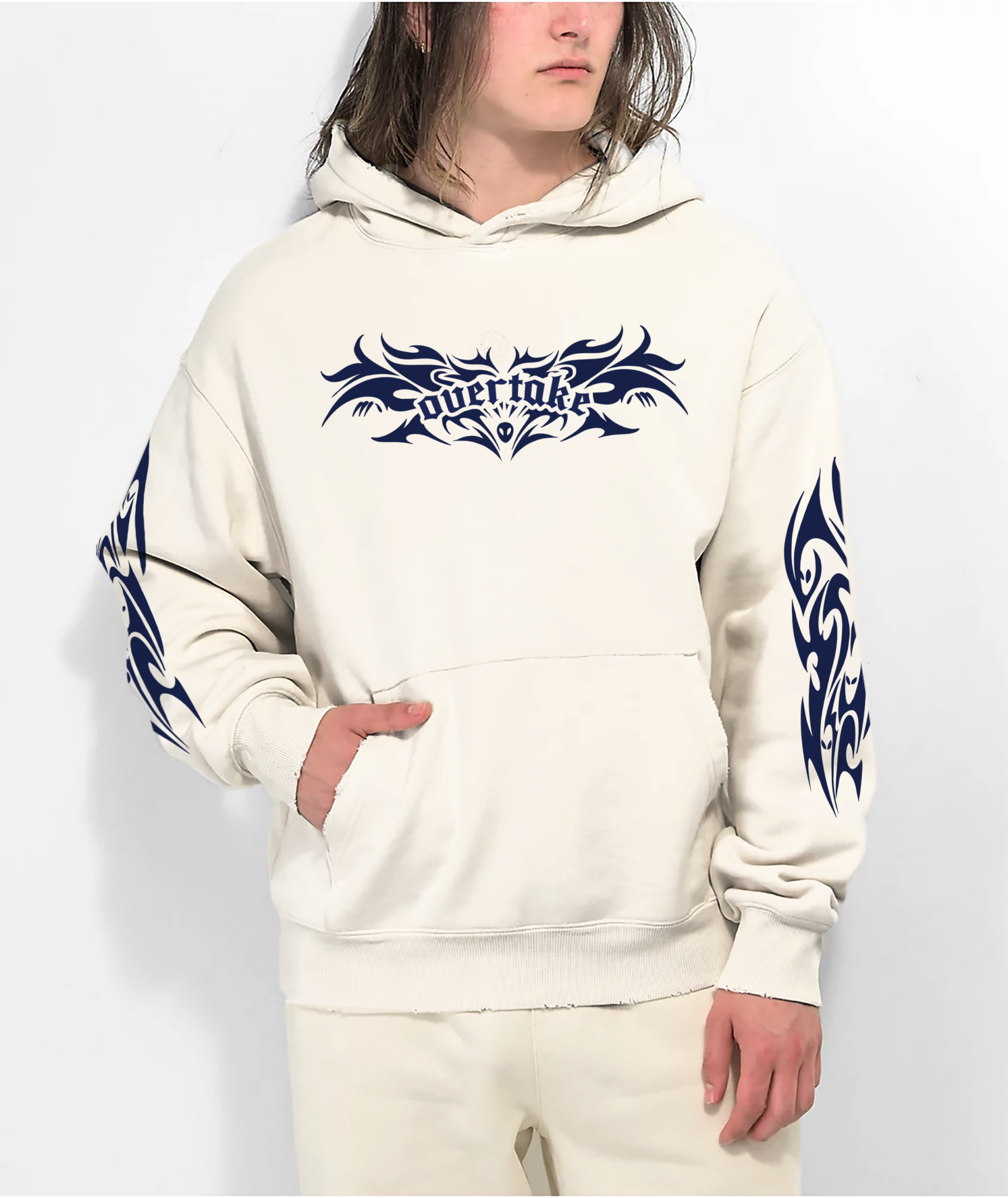 Tribal Cream - Polera Oversize
