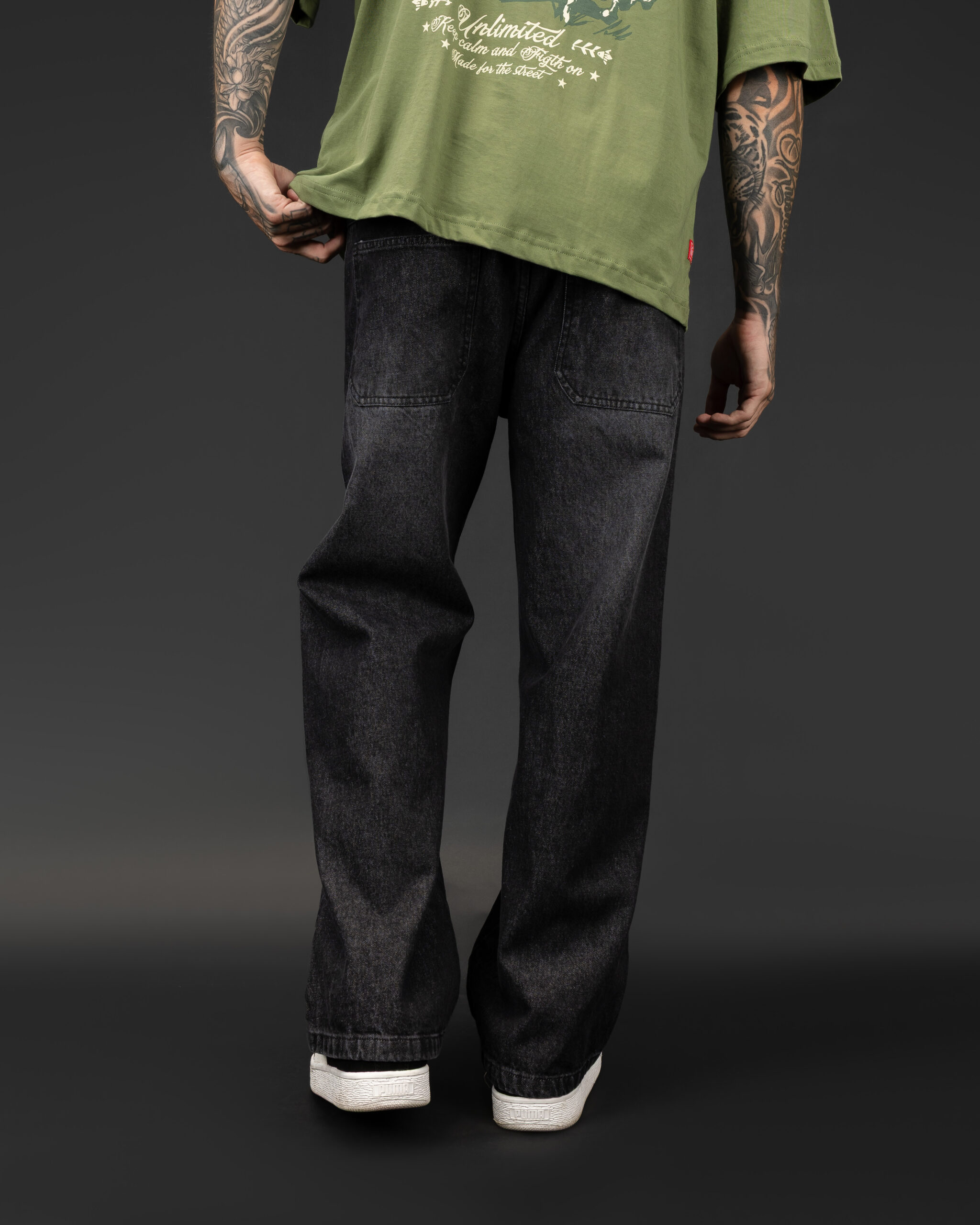 Baggy Jean Washed Black - Image 13