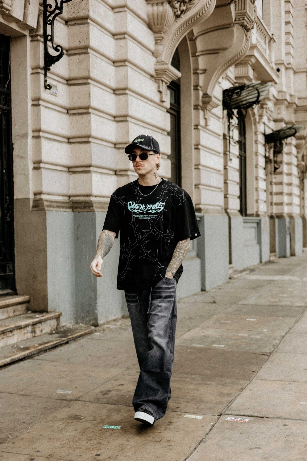 Baggy Jean Washed Black