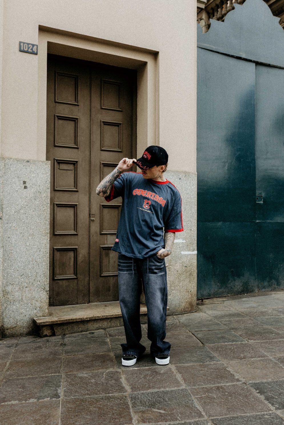 Baggy Jean Washed Black