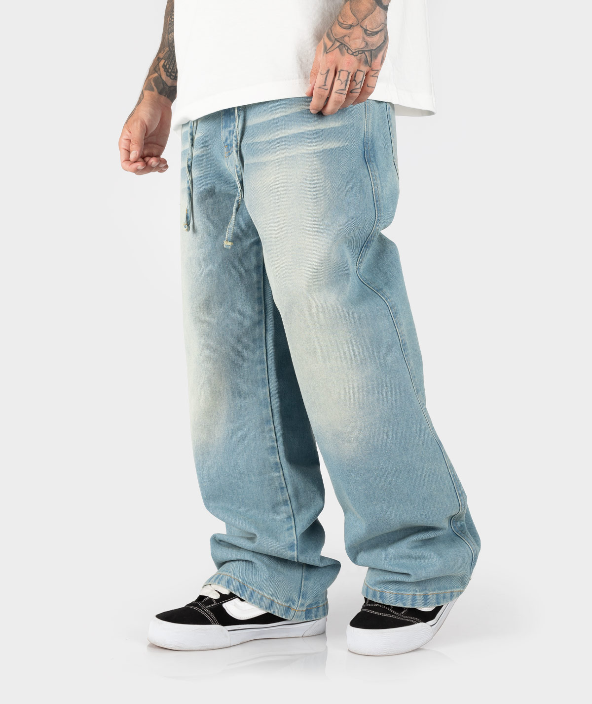 Baggy Jean Washed Light 2 | Overtake Baggy Jean Washed Light - Image 2