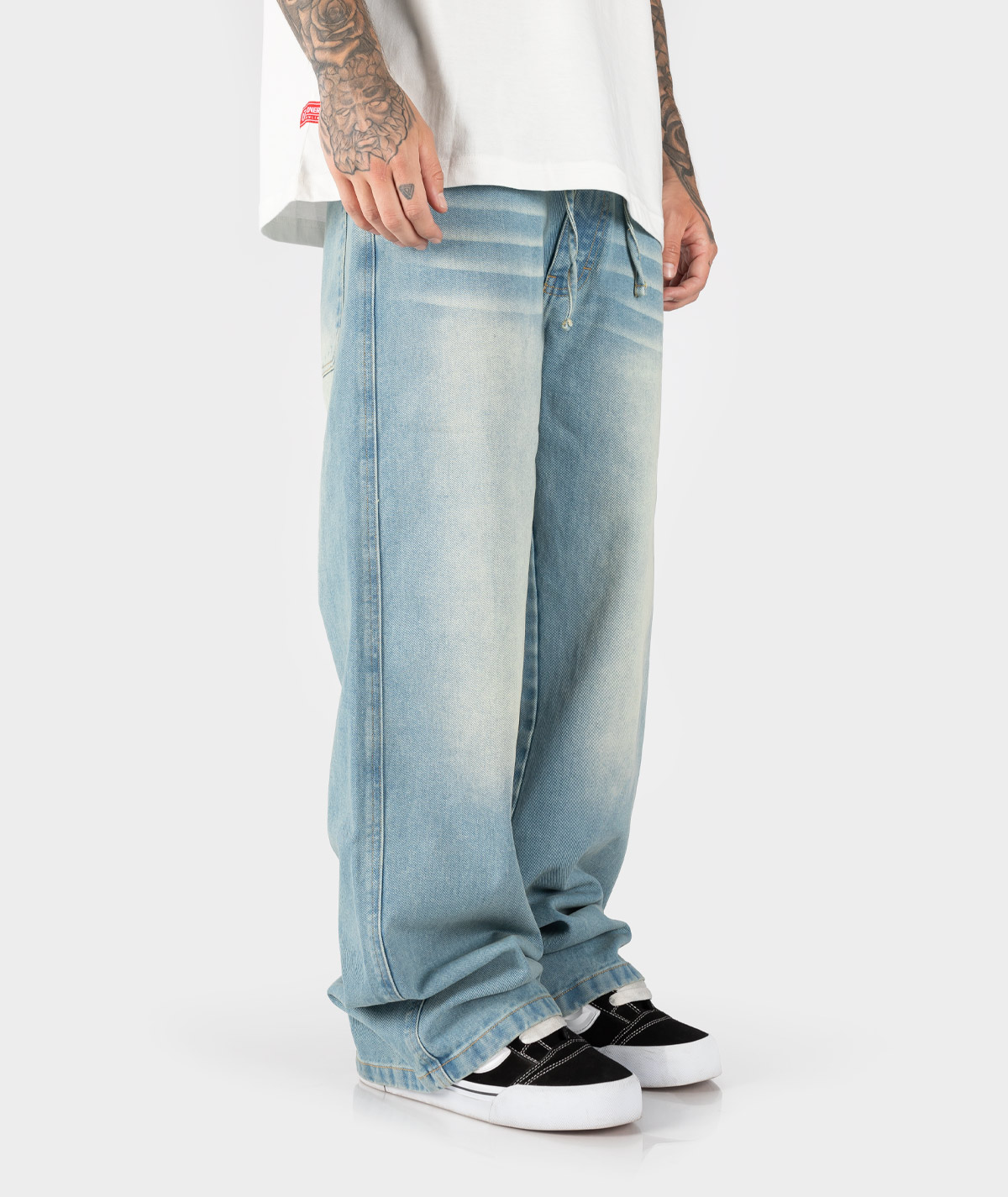 Baggy Jean Washed Light 4 | Overtake Baggy Jean Washed Light - Image 4