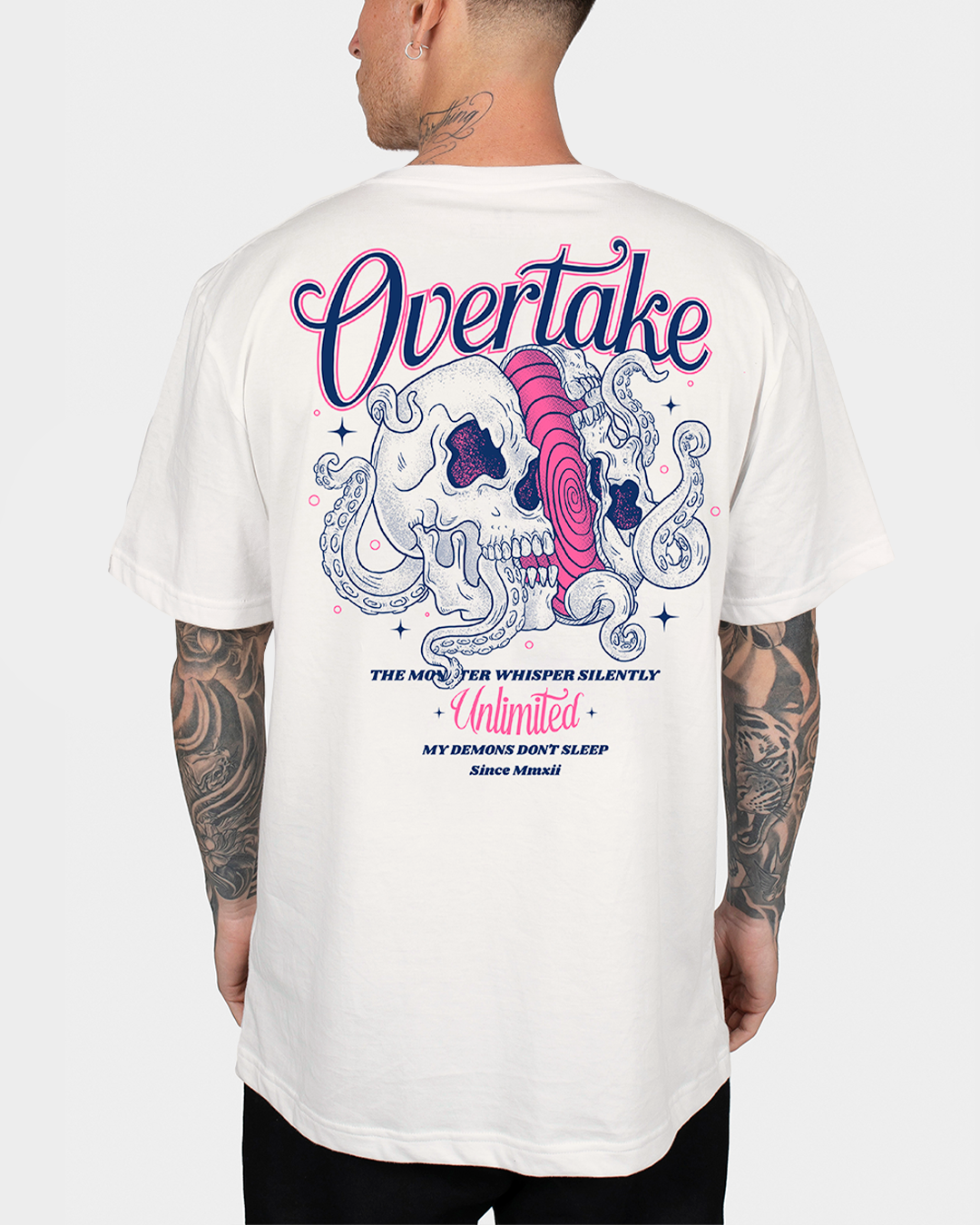 Octopus Skull perla 4 solo blanco