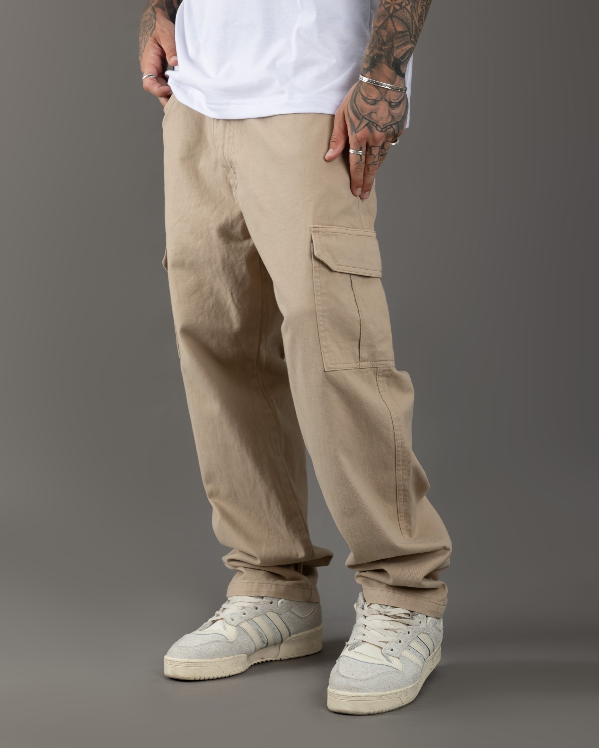 Cargo Drill Fly - Beige 5 | Overtake Cargo Drill Fly - Beige - Image 5